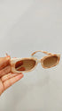 Rectangular Retro Narrow Sunglasses